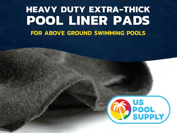Pool Liner Pad for Above Ground Swimming Pools - Protects Pool Liner, Weed Barrier