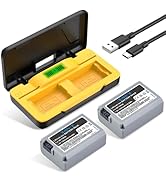 TAVT 2-Pack NP-FW50 1500mAh Battery &amp; PD20W Fast Charger + SD Card Slots – Compatible with Sony Z...