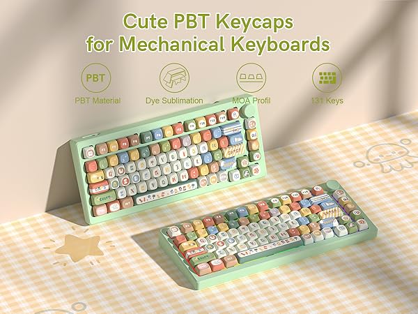 Typehaven x Womier 130 Key MOA Profile Keycap Set – Universal Fit