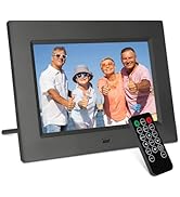 TSITSC 7" Digital Photo Frame with Remote Control, IPS Screen HD Display Digital Picture Frame Su...