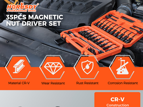 Magnetic Nut Driver Set