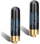 TIDRADIO TD-805S Short Antenna (2 Pack, 1.96inch) VHF/UHF Walkie Talkie Antenna 144/430Mhz Ham Ra...