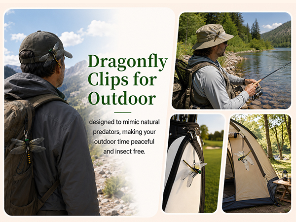 dragonfly clips to keep bugs away