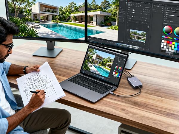 dual hdmi adapter for 2 monitors