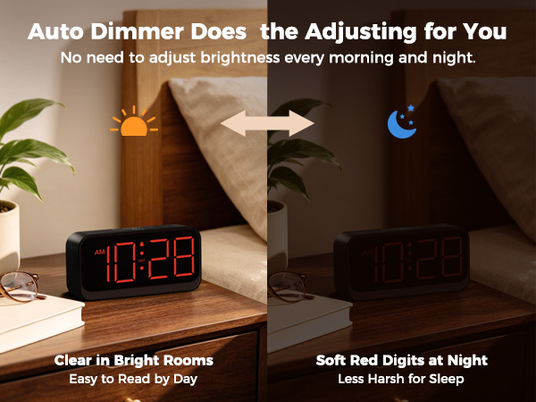 dimmer clock