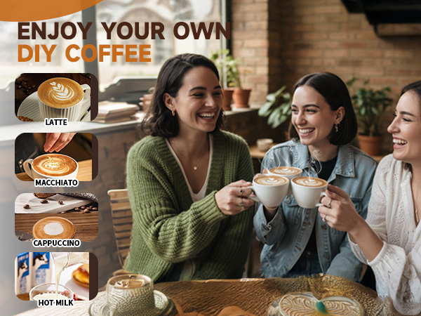 milk warmer and frother heated milk frother milk heater and frother coffee maker with milk frother