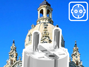European Travel Plug Adapter,WRXDMC Universal Power Adapter for EU UK US AUS