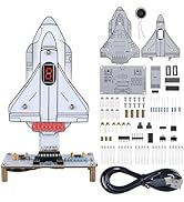 BANRIA Rocket-Shaped DIY Soldering Kit – Electronics Project with LED &amp; Countdown Sound Effects, ...