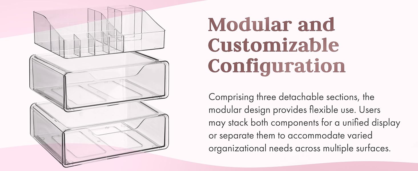clear jewelry organizer