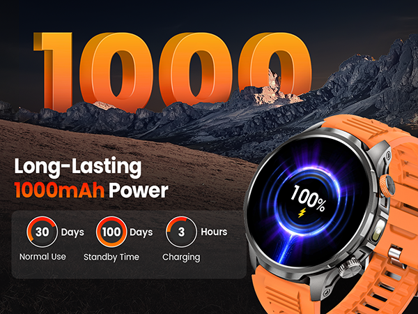 Military Smart Watches for Men Fitness Tracker Watch
