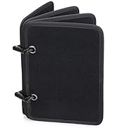 LIVANS Patch Booklet Organizer, Flip-Page Patch Book, Mini Display Patches Panel Board with Remov...