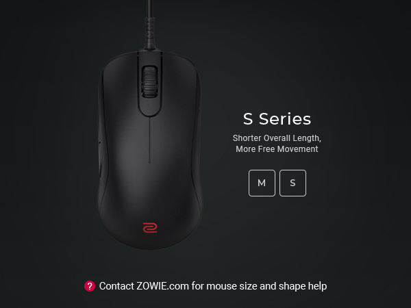 zowie esports gaming mouse s series
