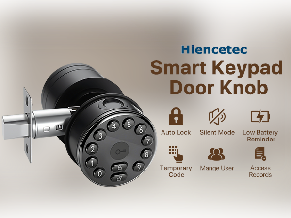 Smart Keypad Door Knob