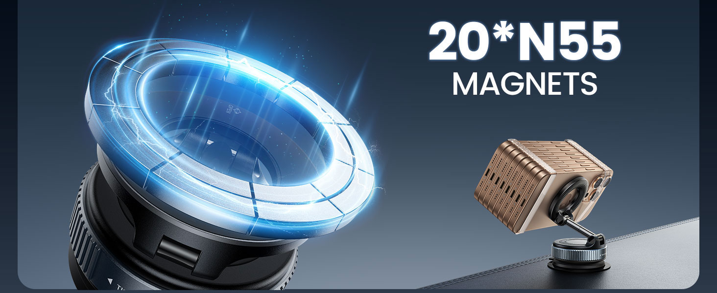 magnetic phone holder for car