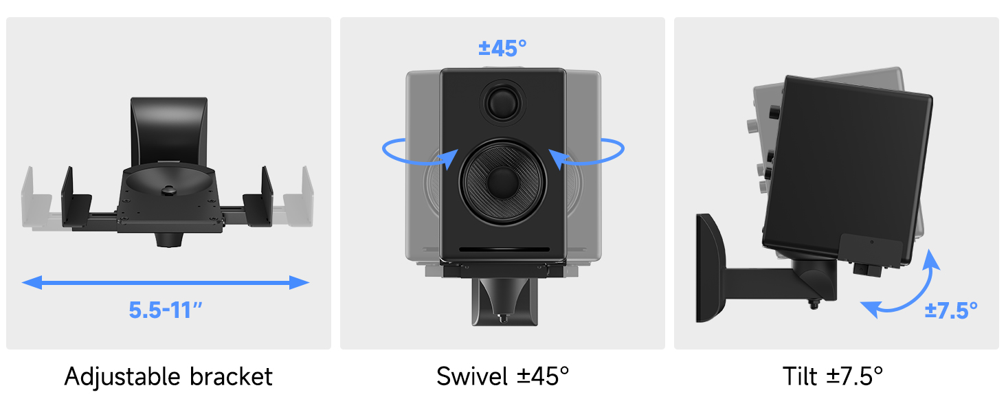 bookshelf speaker wall mount