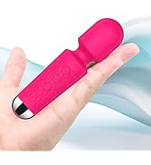 jtffer Handheld Muscles Massager, Small Cordless Handheld Massager Wand with Personal Handheld Vi...