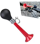Bawkars Bike Horn, 7.87" Classic Horn Metal Squeeze Clown Horn, Loud High Volume Bicycle Horn for...