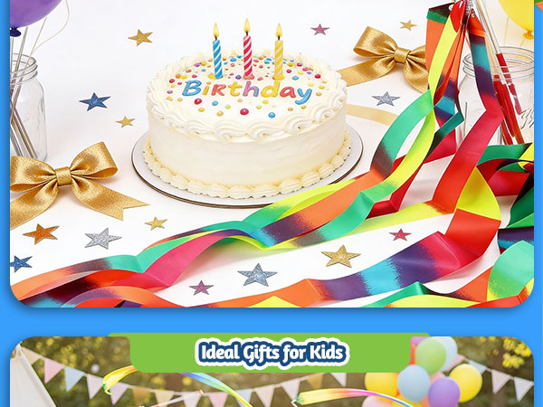 20 Pack Ribbon Dancing Wands for Kids