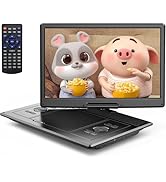 Yoton 16.9" Portable DVD Player with 14.1" HD Swivel Screen for Car, 4-6 Hours Playtime with Batt...
