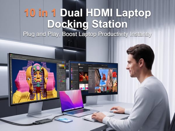 docking station dual monitor
