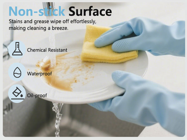 Household Gloves for Woman Men Bathroom small medium large cleaning gloves