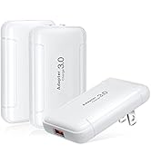 Flat USB Wall Charger, Costyle 3 Pack 18W Quick Fast Charge 3.0 Slim USB Wall Plug Adapter Fast C...