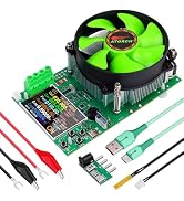 MakerHawk Battery Load Tester - 150W 200V 25A Electronic Load Tester USB Load 4-Wire System Adjus...