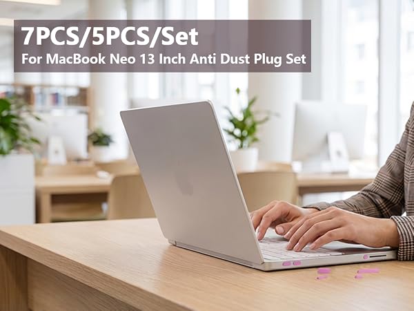 Anti Dust Plug Set for Macbook Neo
