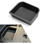MOXRUQ Armrest Storage Box Insert, ABS Center Console Cool Box Organizer for Land Cruiser, Auto I...