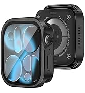 KUVPIUS Premium Metal Watch Case, 46MM Apple Watch Case, Screen Protector for Apple Watch Series1...