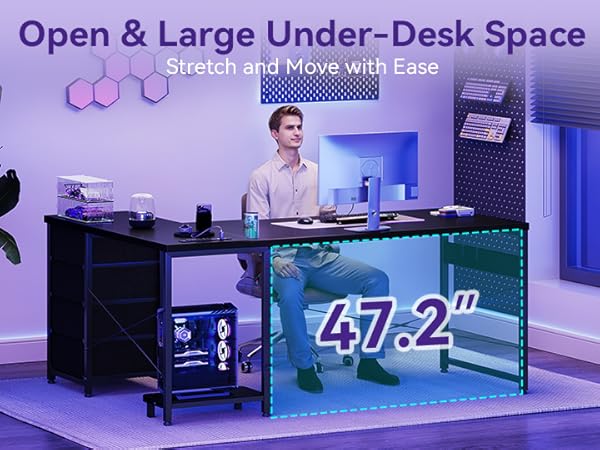 l shaped desk