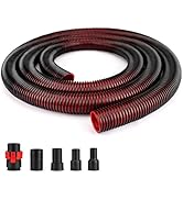 Shop-Vac Premium Universal Hose Plastic 12'X 1-7/8", Vacuum Hose Compatible with Rigid, Dewalt, H...