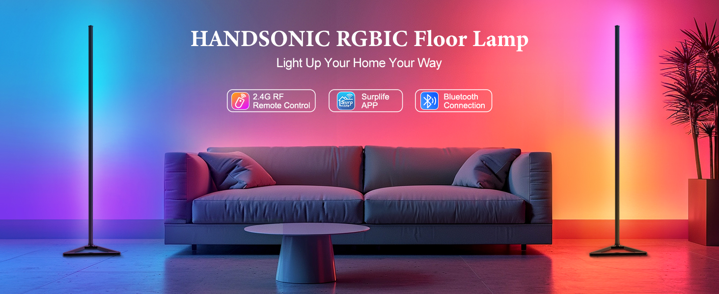 RGBIC Floor Lamp Light Up Your Home Your Way