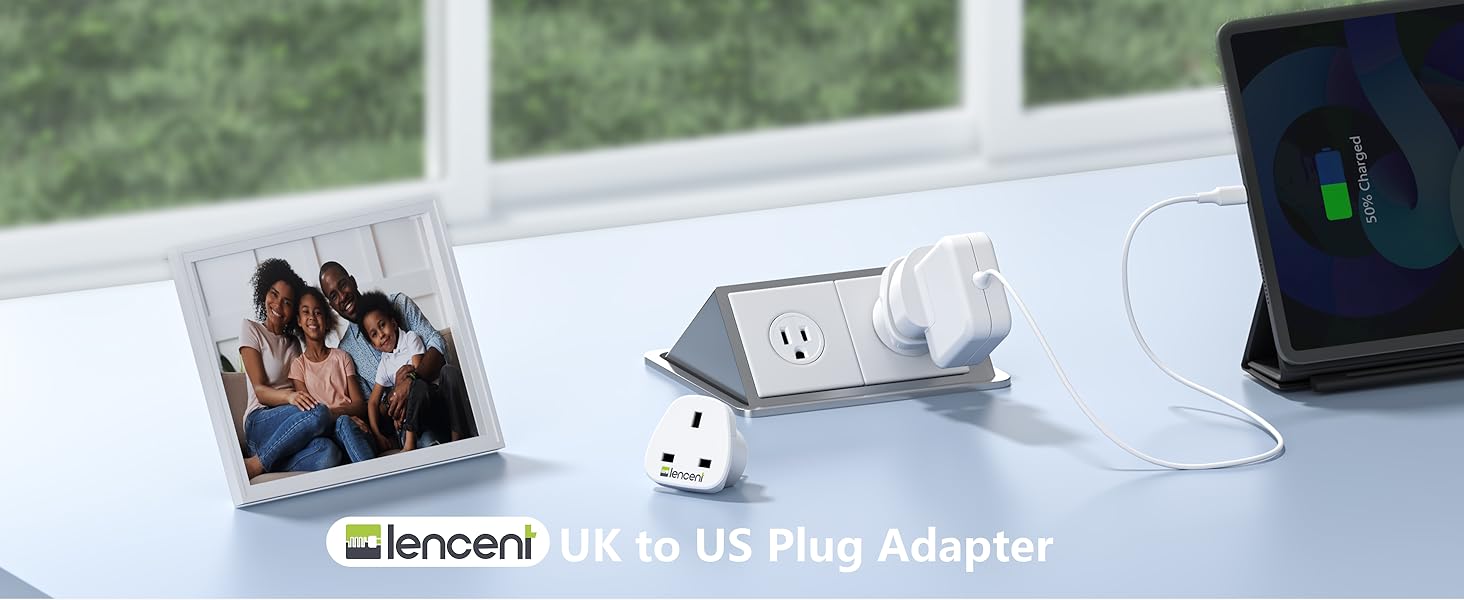 UK to US Plug Adapter