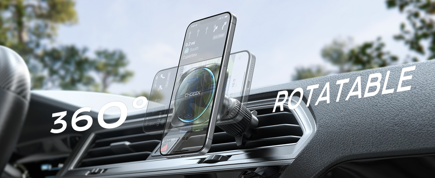 charging phone mount for car