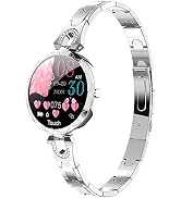 Smart Watch for Women,Waterproof Fitness Tracker for Android iOS Heart Rate Monitor Blood Pressur...