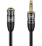 J&amp;D 3.5mm AUX Audio Extension Cable, Copper Shell 3.5mm 1/8 inch Stereo Jack Male to Female Auxil...