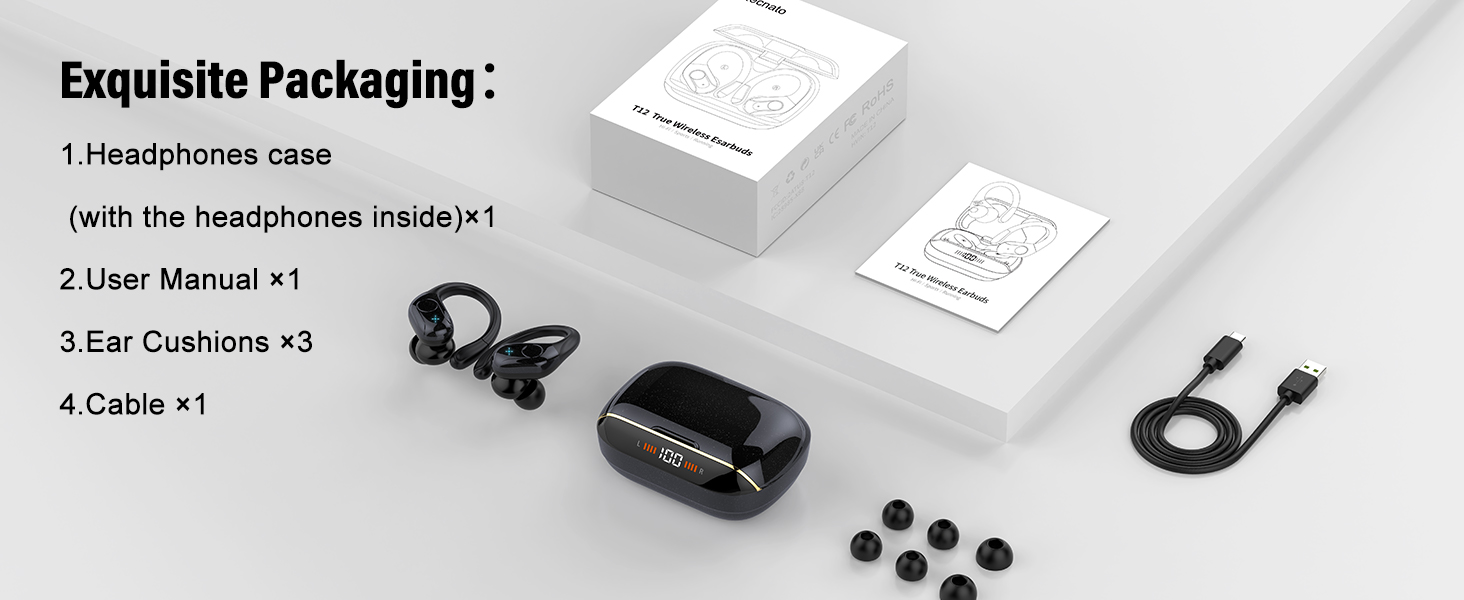 Wireless Earbuds Bluetooth Headphone Sport