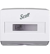 Scott Scottfold Compact Paper Towel Dispenser (09214), Small Towel Dispenser, White