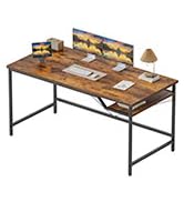 Mericonia 55 inch Computer Desk, Gaming Desk for Small Spaces, Modern Simple Style Table for Home...