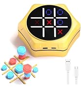 VDPDO Electronic Tic Tac Toe Game, 5-in-1 Electric Tic Tac Toe with Mute &amp; Rechargeable - Handhel...