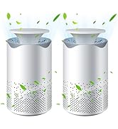 Air Purifiers for Bedroom:H13 True Small Air Purifier for Home with USB Cable and Colorful Night ...