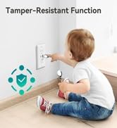 Amico 6.0A USB Outlet 12 Pack, 3-Port 30W Wall Outlets with 2 Type C &amp; 1 Type A, 15 Amp Receptacl...