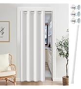 Vatge Doorway Curtains with Rod and Magnetic Closure, Door Curtains for Doorways, Closet Curtain ...