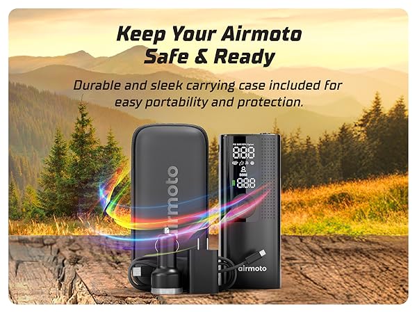 carrying case box travel storage bag holder compatible tire inflator air compressor pump zipper 