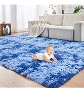 OPPODREAM Area Rug for Living Room, Ultra Soft Nursery Rugs for Bedrooms, 4x6 Fluffy Kids Carpet ...