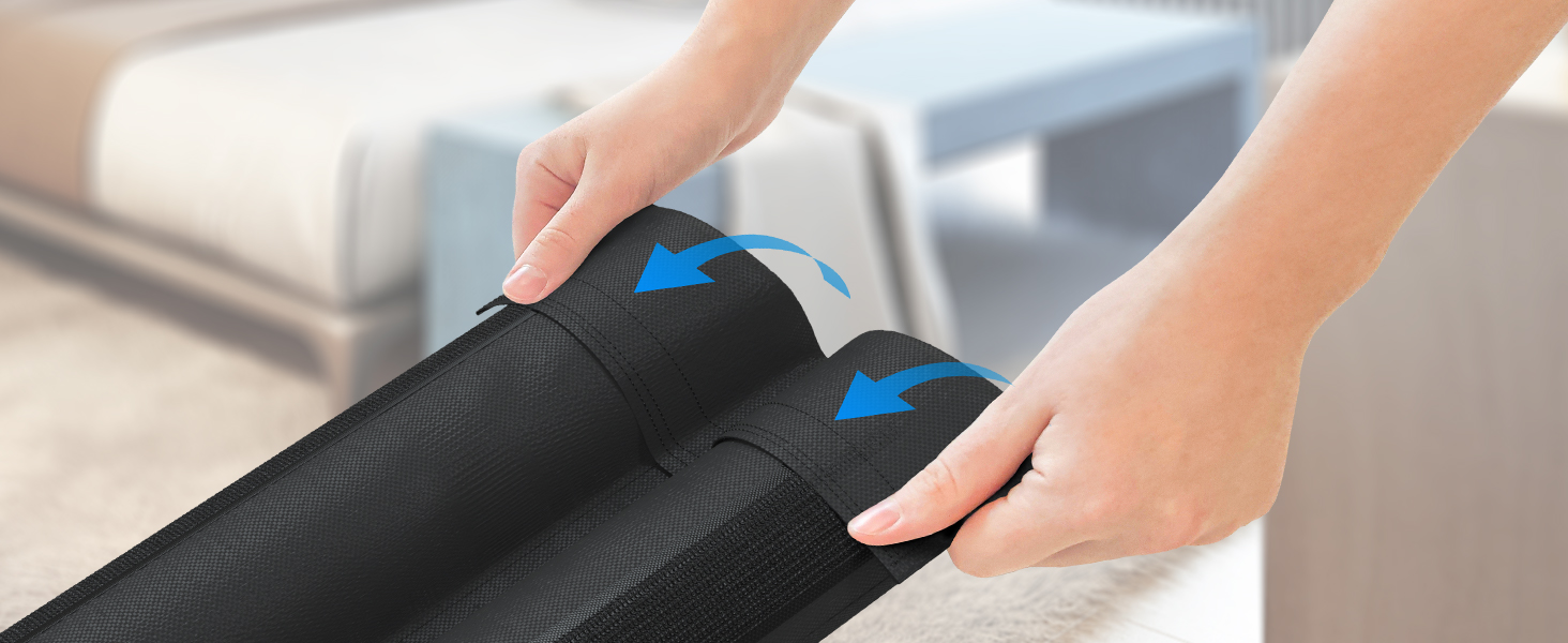 Under door sound blocker, wind blocker for door bottom, door stoppers for bottom of door air