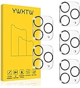 [5 Pack] YWXTW Camera Lens Protector Compatible with iPhone 13 Pro Max 6.7" / 13 Pro 6.1" Tempere...