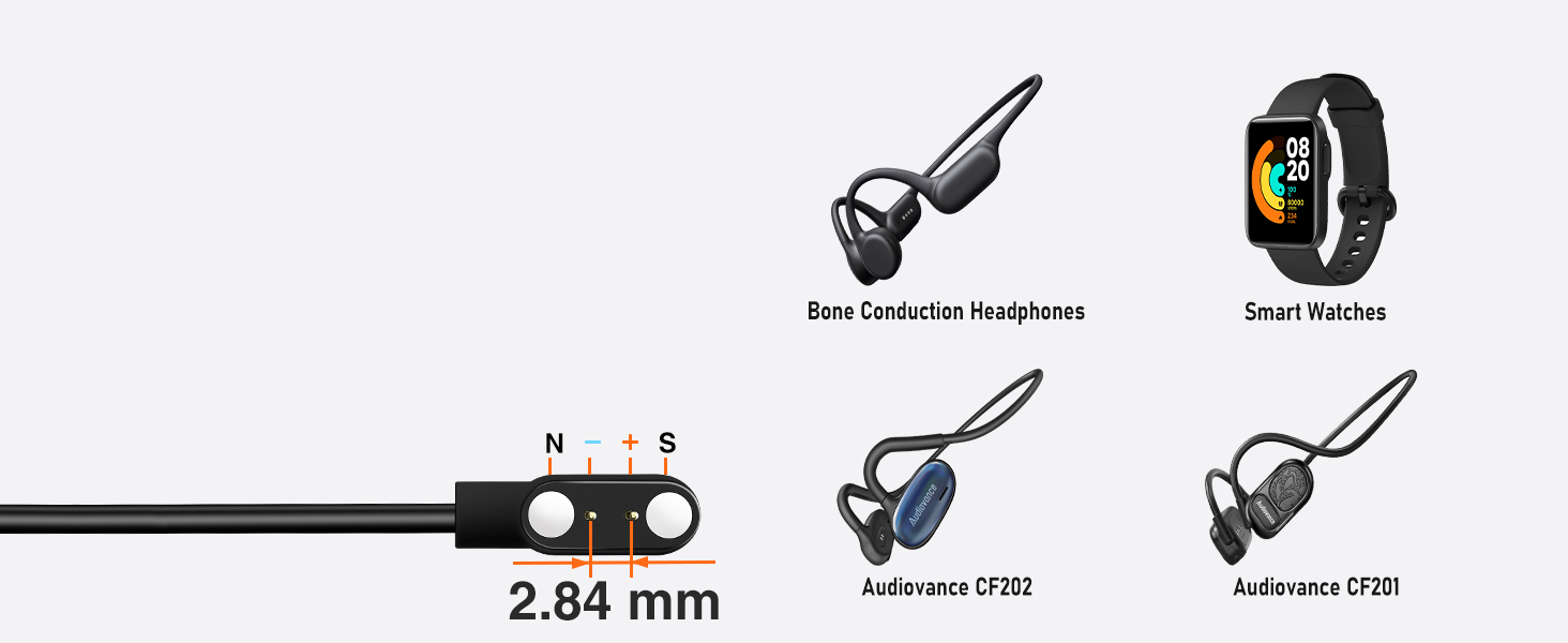 Smarwatch Charger AB284 Magnetic charging cable