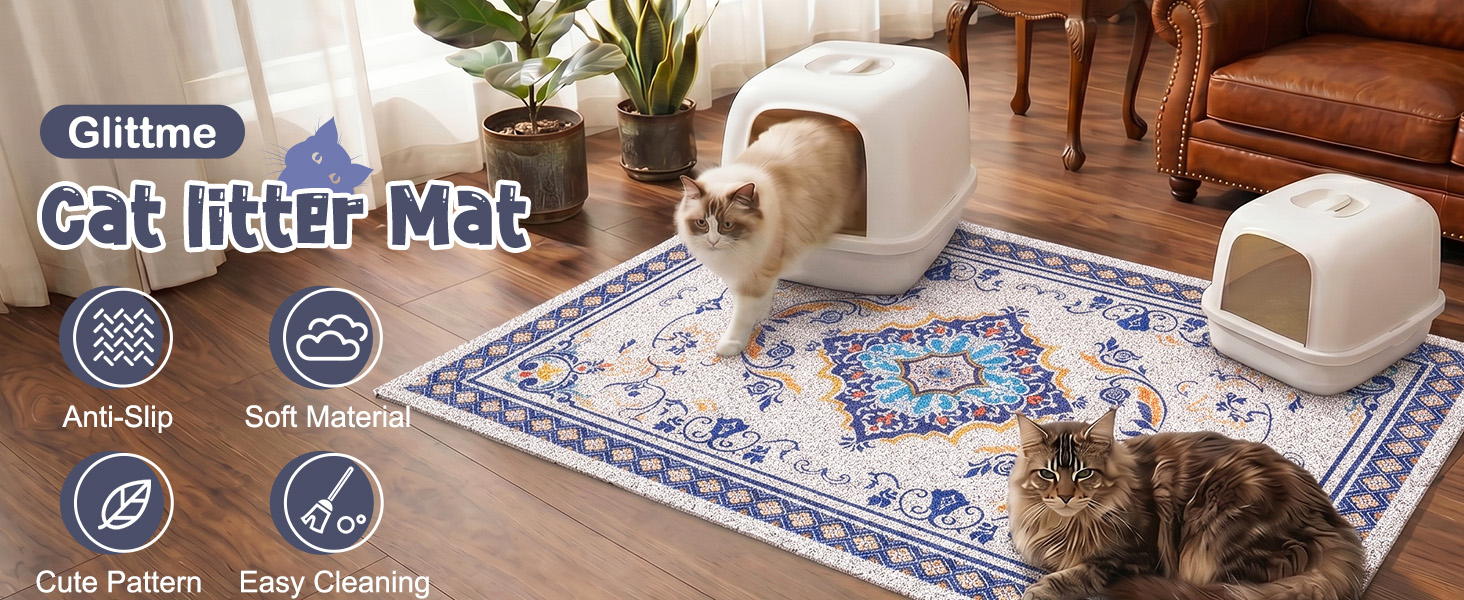 cat liter mat